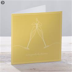 Champagne Congratulations Greetings Card