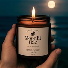 Moonlit Tide Soy Wax Essential Oil Candle 